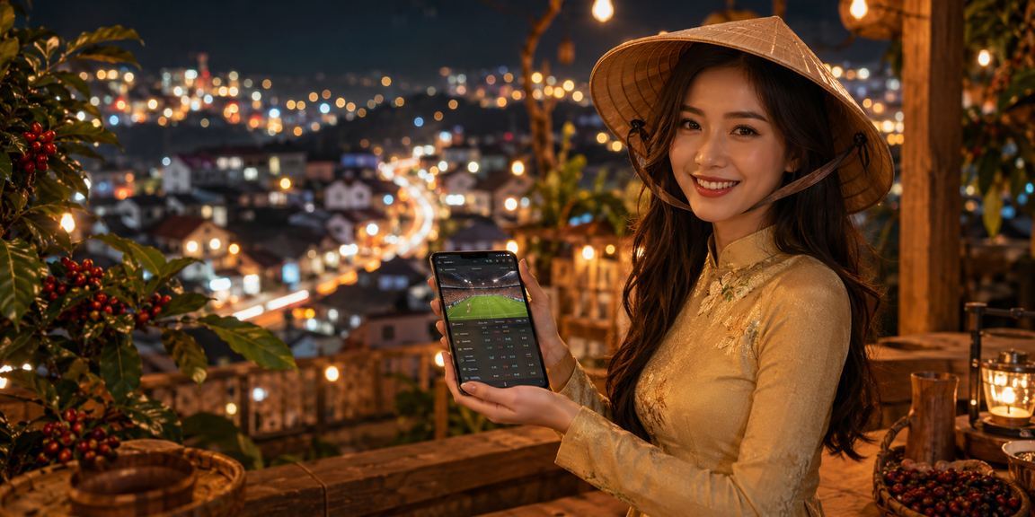Người dùng Đà Lạt thực hiện giao dịch tài chính trực tuyến trên điện thoại